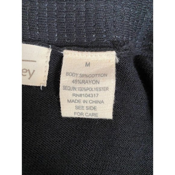 Allison Brittney Black Sequin Sweater - Picture 8 of 15